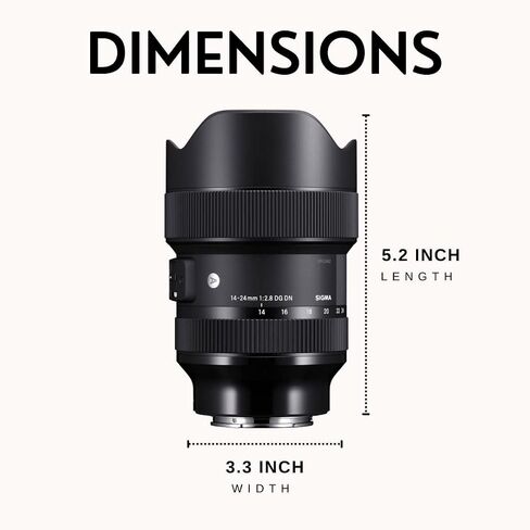 Sigma 14-24mm f/2.8 DG DN Art Lens for Sony E-Mount Bundle with 1TB Hard Drive and 64GB SD Card (3 Items) in Saudi Arabia