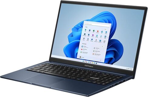كمبيوتر محمول ASUS Vivobook 15، شاشة 15.6 بوصة FHD (1920 × 1080)، وحدة المعالجة المركزية Intel Core i3-1215U، Intel UHD Graphics، ذاكرة الوصول العشوائي 8 جيجابايت، 128 جيجابايت SSD، Windows 11 Home في وضع S، أزرق هادئ، F1504ZA-AS34 in Saudi Arabia