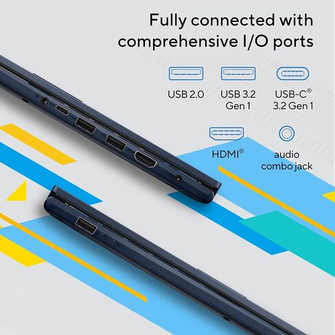 كمبيوتر محمول ASUS Vivobook 15، شاشة 15.6 بوصة FHD (1920 × 1080)، وحدة المعالجة المركزية Intel Core i3-1215U، Intel UHD Graphics، ذاكرة الوصول العشوائي 8 جيجابايت، 128 جيجابايت SSD، Windows 11 Home في وضع S، أزرق هادئ، F1504ZA-AS34 in Saudi Arabia