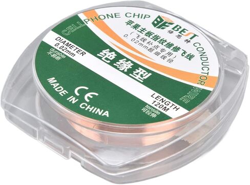 Superfine Jumping Wire, Welding Wire, Phone Motherboard Fingerprint Jump Wire, 120m Length Diameter 0.02mm Phone Chip Conduction Wire in Kuwait