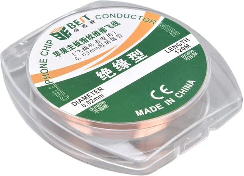 Superfine Jumping Wire, Welding Wire, Phone Motherboard Fingerprint Jump Wire, 120m Length Diameter 0.02mm Phone Chip Conduction Wire in Kuwait