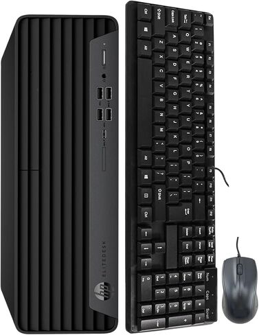 كمبيوتر مكتبي HP Elite Desk 800 G6، معالج Intel Core i5-10500، ذاكرة وصول عشوائي DDR4 سعة 16 جيجابايت، محرك أقراص NVMe SSD سعة 256 جيجابايت، منفذ عرض، Thunderbolt، Windows 11 (متجدد) in Kuwait