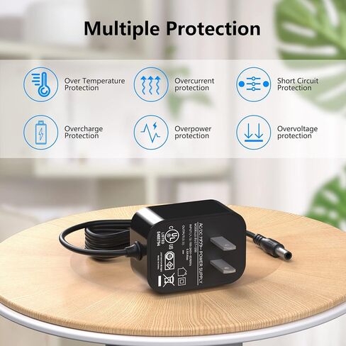 Replacement for National Geographic Rock Tumbler Power Cord Compatible with Rock Tumbler Charger in Saudi Arabia