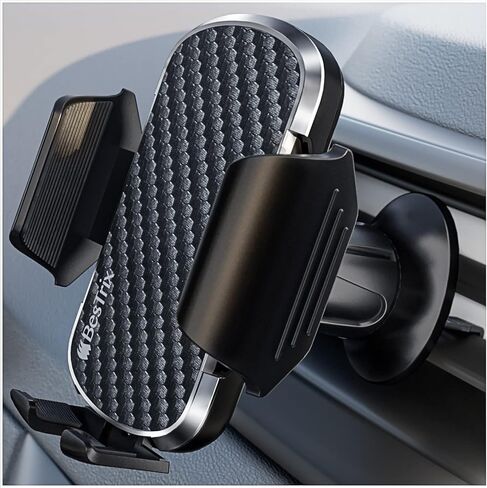 Bestrix Phone Holder for Car, Phone Mount for car Car Phone Mount, Cell Phone Car Phone Holder Compatible with iPhone 14 13 12 Pro, Xr,Xs,XS MAX,XR,X, Galaxy S22 & All Smartphones (Air Vent) in Kuwait