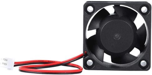 Bewinner 1.5x1.5x0.7 بوصة DC 12V 0.15A 4020 مروحة تبريد صغيرة، مروحة بلاستيكية 5 شفرات صغيرة الضوضاء / حجم هواء كبير / مروحة تبريد طويلة العمر مع حامل الأكمام in Kuwait