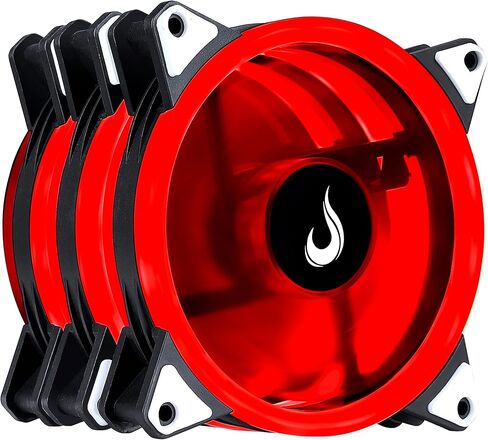 3X مروحة تبريد لحالة الكمبيوتر - وضع الارتفاع - ذكي - 120 مم - RGB - اللوحة الأم 12 فولت - جهاز التحكم عن بعد in Kuwait