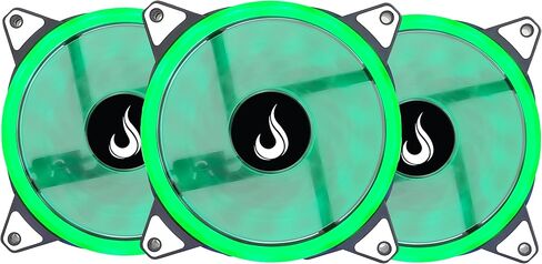 3X مروحة تبريد لحالة الكمبيوتر - وضع الارتفاع - ذكي - 120 مم - RGB - اللوحة الأم 12 فولت - جهاز التحكم عن بعد in Kuwait