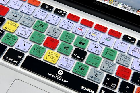 XSKN MacBook Shortcuts Design Series Adobe Hotkey MacBook Hot Keys سيليكون غطاء لوحة مفاتيح الكمبيوتر المحمول لجهاز MacBook 13" MacBook 13" 15" 17"، تخطيط أمريكي وأوروبي (Photoshop) in Saudi Arabia