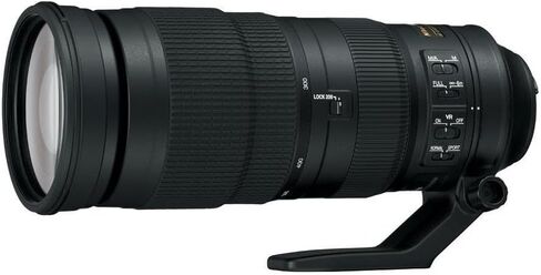 عدسة تكبير نيكور من نيكون 200-500 ملم f/5.6E ED AF-S VR Zoom NIKKOR - ضمان الولايات المتحدة الأمريكية - حزمة مع طقم فلتر 95 مم، ظل عدسة مرنة، مجموعة تنظيف، سلسلة قيادة قبعة، حزمة برامج in Kuwait