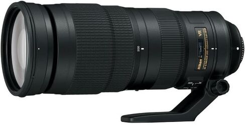 عدسة تكبير نيكور من نيكون 200-500 ملم f/5.6E ED AF-S VR Zoom NIKKOR - ضمان الولايات المتحدة الأمريكية - حزمة مع طقم فلتر 95 مم، ظل عدسة مرنة، مجموعة تنظيف، سلسلة قيادة قبعة، حزمة برامج in Kuwait