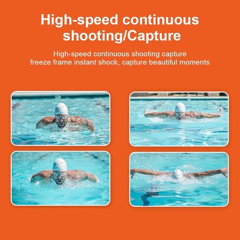 Digital Camera, 4K 48MP HD Autofocus Anti-Shake Vlogging Camera with 32G SD Card, 18X Digital Zoom, Point and Shoot Digital Camera Gift for Teens Beginners Student(Black in Kuwait