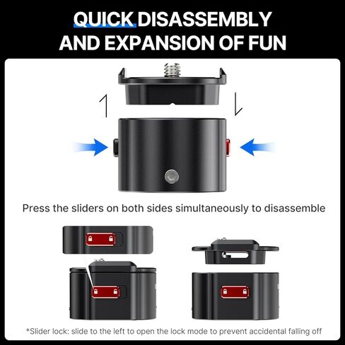 حامل ثلاثي القوائم من اولانزي CA24 سريع الفك ومضاد للارتخاء لدي جيه اي RS3 ميني جيمبال مثبت CA24 لدي جيه اي ار اس 3 ميني in Kuwait