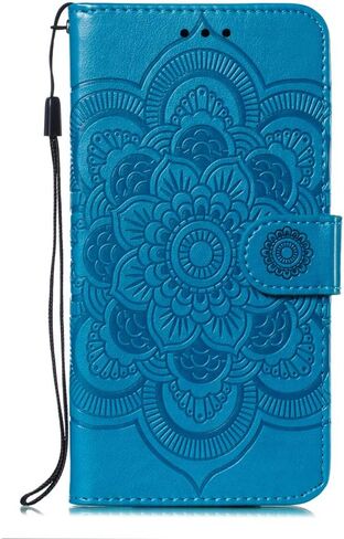 LEECOCO for Galaxy S10e Case Mandala Embossing Luxury PU Leather Flip Notebook Wallet Bookstyle Magnetic Stand Card Slot Folio Bumper Protection Cover for Samsung Galaxy S10e Mandala Black LD in Kuwait
