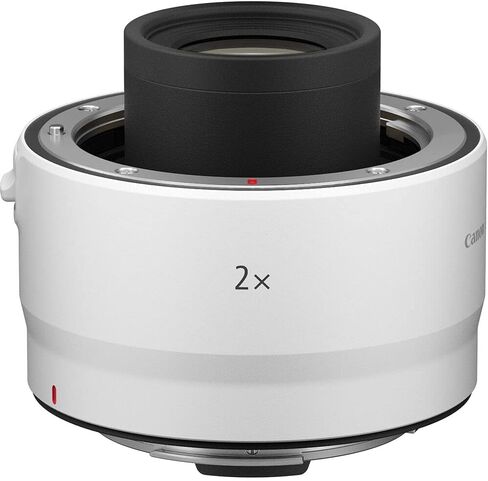 موسع Canon RF 2X (4114C002) + حقيبة ظهر + بطاقة سعة 64 جيجابايت + قارئ بطاقات + حامل ثلاثي مرن + محفظة ذاكرة + حافظة للأغطية + طقم تنظيف + حزام يد + المزيد (متجدد) in Saudi Arabia