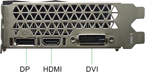 بطاقة رسومات 51RISC GeForce GTX 1660 Super Graphics، 6 جيجابايت GDDR6 Gaming PC GPU 192bit بطاقة فيديو PCIe 3.0 x16 DP HDMI DVI Display 1660S Game Cards in Kuwait