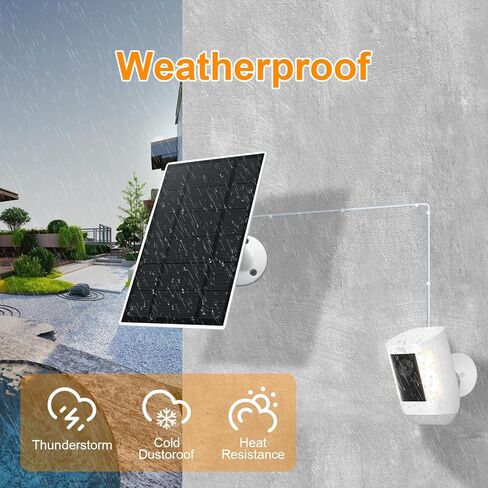 شاحن لوحة شمسية لكاميرا رينج سبوتلايت كام بلس/برو، قابس نوع سي، كيبل بطول 10 قدم، (غير مناسب لكاميرا ستيك اب وكاميرا سبوتلايت) in Kuwait