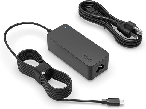 شاحن USB C 65 وات مناسب لجهاز Lenovo IdeaPad Flex 5 14IAU7، IdeaPad 5 15ABA7، Flex 7 14IAU7، Yoga Slim 7 Pro 14IAP7 محول تيار متردد لإمداد الكمبيوتر المحمول in Saudi Arabia