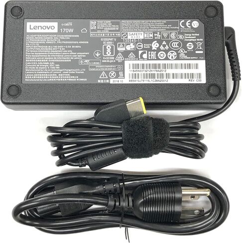 Lenovo 170W Replacement Slim AC Adapter for: Lenovo ThinkPad W540 W550s ThinkPad E440 E450 E555 S431 T540p X240 X250 Yoga 15 (S5) P/N 4X20E50574 ADL170NLC3A 36200321 45N0487 ADL170NLC2A in Saudi Arabia