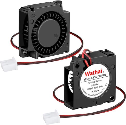 2 Pack Wathai 30mm x 10mm 5V Small DC Brushless Cooling Blower Fan ¡­ in Saudi Arabia