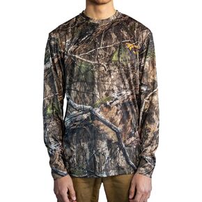HOT SHOT Men’s Camo Hunting Long Sleeve Shirt – Quick Dry Performance Shirt in Kuwait