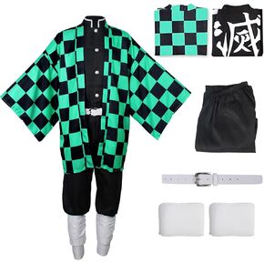 أزياء أنيمي Grojimts Nezuko Tanjiro Shinobu Zenitsu Giyuu التأثيرية أزياء يابانية كيمونو أزياء الهالوين مجموعة كاملة in Kuwait