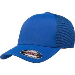 Flexfit Standard Ultrafibre Airmesh Fitted Trucker Hat, Royal, Small-Medium