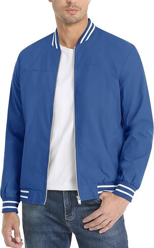 جاكيت بومبر رجالي من MAGNIVIT للربيع والخريف خفيف الوزن وخفيف الوزن in Kuwait