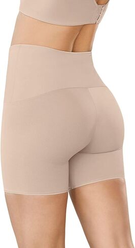 شورت ليونيسا عالي الخصر ذو ضغط متوسط ​​للنساء - غير مرئي مضاد للاحتكاك للنساء، ملابس داخلية للتحكم في البطن in Saudi Arabia