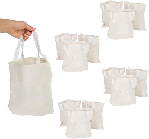 The Dreidel Company Classic Canvas Tote Bags, Perfect For Do-It-Yourself Design, Arts and Crafts Activity 12.75" in Saudi Arabia