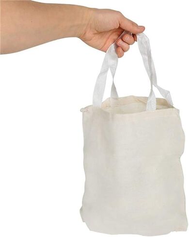 The Dreidel Company Classic Canvas Tote Bags, Perfect For Do-It-Yourself Design, Arts and Crafts Activity 12.75" in Saudi Arabia