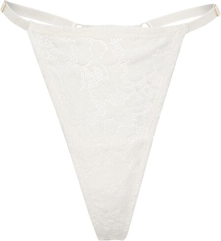 Coquette womens Lace & Microfibrer Babydoll Set (Black Or White) in Kuwait