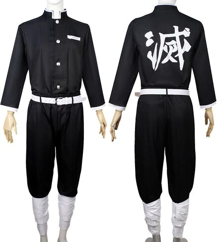 أزياء أنيمي Grojimts Nezuko Tanjiro Shinobu Zenitsu Giyuu التأثيرية أزياء يابانية كيمونو أزياء الهالوين مجموعة كاملة in Kuwait