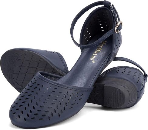 MaxMuxun Sandals for women 2026 Closed Toe Flats Roman Ankle Strap Cage Comfortable Summer Beach Dressy Shoes in Saudi Arabia
