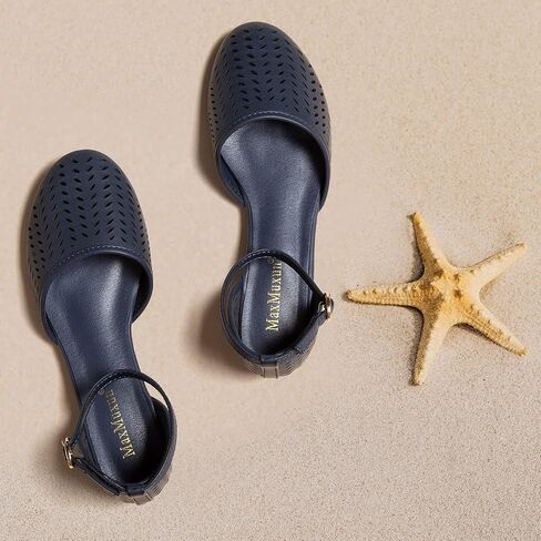 MaxMuxun Sandals for women 2026 Closed Toe Flats Roman Ankle Strap Cage Comfortable Summer Beach Dressy Shoes in Saudi Arabia