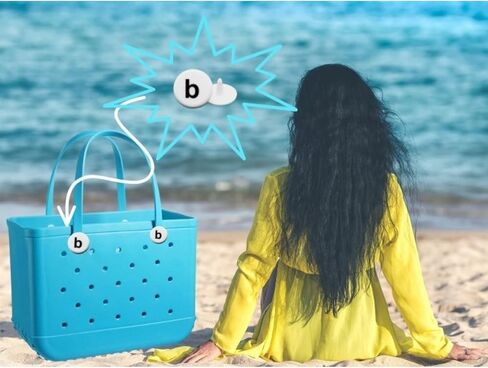 8 قطع أزرار بديلة لحقيبة الشاطئ، ومسامير بديلة مطاطية لحقيبة الشاطئ لأشرطة المقبض، وأزرار إصلاح حزام حقيبة الشاطئ XL باللونين الأبيض والأسود in Kuwait