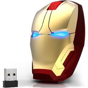 Mikayoo Ergonomic Wireless Mouse, Cool Mice 2.4G Portable Mobile Computer Mouse with USB Nano Receiver for Notebook, PC, Laptop, Computer, MacBook, Responds up to 50 ft in Kuwait