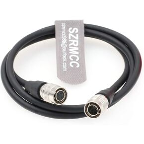 SZRMCC Hirose 4 Pin Male to Hirose 4 Pin Female Power Cable for Sony F5 F55 ARRI Amira Camera to SmallHD Monitor