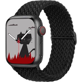 يابير سوار ساعة رياضي مضفر قابل للتمدد متوافق مع ساعة ابل 38 ملم 40 ملم 41 ملم 42 ملم 44 ملم 45 ملم 49 ملم للنساء والرجال، اساور معصم رياضية مرنة قابلة للتعديل لسلسلة اي ووتش 8 7 6 5 4 3 2 1 الترا in Kuwait