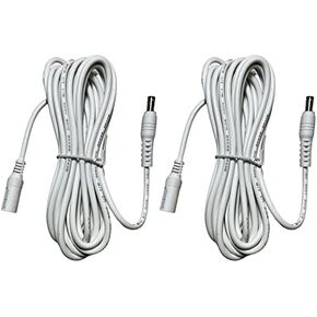 2 Pack SMAVCO 11ft Extra Long Cable Male to Female Connector for Hunter Douglas PowerView 2002000036 2989048000 Amigo 7806000000 - Female Connector: 2.1mm x 5.5mm Jack (Check Before Purchase) in Kuwait