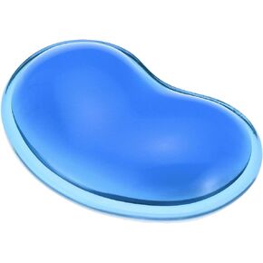 PATIKIL Gel Mouse Wrist Rest, Mouse Wrist Support Ergonomic Mouse Pad Cushion Comfortable Memory Foam for Computer Laptop Office, Blue