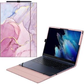 Fintie Sleeve Case Cover for 15.6" Samsung Galaxy Book4 360 NP960XGK/Galaxy Book3 360 NP750QFG/Galaxy Book2 Pro 360 NP950QED/Galaxy Book2 Pro NP950XED/Galaxy Book Pro 360 NP950QDB, Black