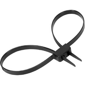 Flex Cuffs, Heavy Duty Nylon Double Flex Zip Tie Handcuffs, 10 PCS Double Locking Zip Ties Restraints, Tensile Strength : 440 Lbs Strength | Length: 27 1/2" (Yellow) in Kuwait