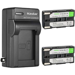 استبدال شاحن بطارية حائط تيار متردد من Kastar SB-L160 لبطارية Samsung SB-L110A SBL110A، SB-L160 SBL160، SB-L320 SBL320، SB-L480 SBL480، بطارية Medion MD9014 VP-SCD55 VPL600 VPL700 VPL800 VPL900 in Kuwait