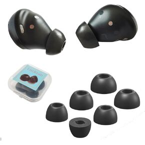 Luckvan Galaxy Buds Pro Ear Foam Tips Replacement Ear Tips for Samsung Galaxy Buds Pro Case Cover Noise Isolation Earbuds Tips Fit in Charging Case, 3 Pairs LMS Grey in Saudi Arabia