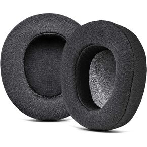 Nova Pro Wireless Replacement Earpads for Arctis Nova Pro Wireless Headset by TRANSTEK, Improved Durability and Sound Isolation I Add Thickness (Soft Velour)