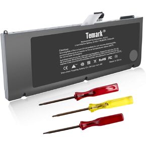بطارية الكمبيوتر المحمول Temark New A1321 متوافقة مع MacBook Pro 15 بوصة A1286 (فقط لإصدار 2009 2010)، تناسب MB985 MB986J/A MC118 MB986 020-6380-A 020-6766-B in Kuwait