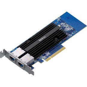 سينولوجي محول شبكة 2 منفذ 10 جيجابت RJ-45 PCIe E10G30-T2