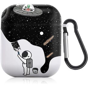 Mainrenka Cool Airpod Case 2nd Generation with Keychain Funny Airpods 2nd/1st Generation Case Cover Compatible with Cute Airpod Gen 2 & 1 Case in Kuwait