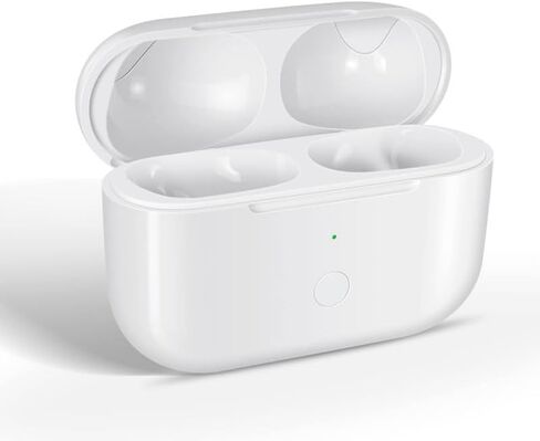 Wireless Charging Case Replacement Compatible with AirPod Pro, AirPods Pro Charging Case with Bluetooth Pairing Sync Button, White(Earbuds Not Included) in Saudi Arabia