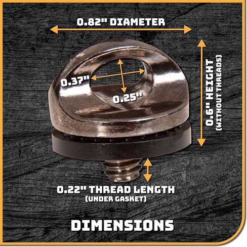 Camera Tripod Adapter Ring - Quick Install/Release 1/4"-20 Neck and Wrist Strap Mount for Slings and Securing Lanyards - 2-Pack in Saudi Arabia